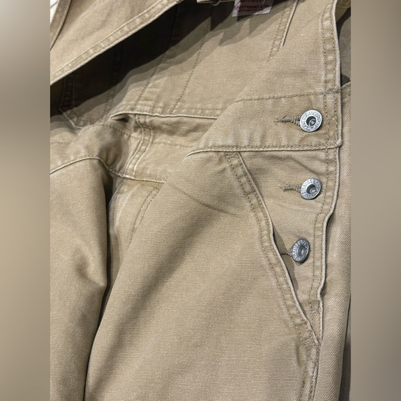 NWT! LEVIS Bib Carpenter Relaxed Fit Utility Overalls Medium - Picture 6 of 8